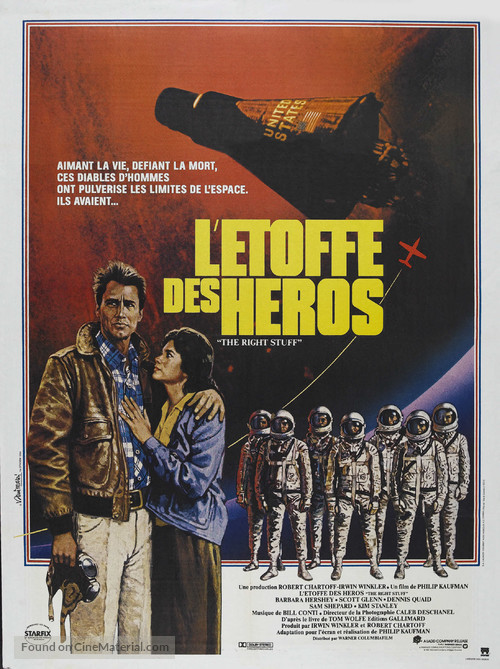 The Right Stuff - French Movie Poster