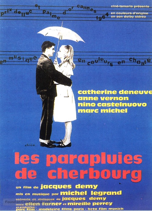 Les parapluies de Cherbourg - French Re-release movie poster