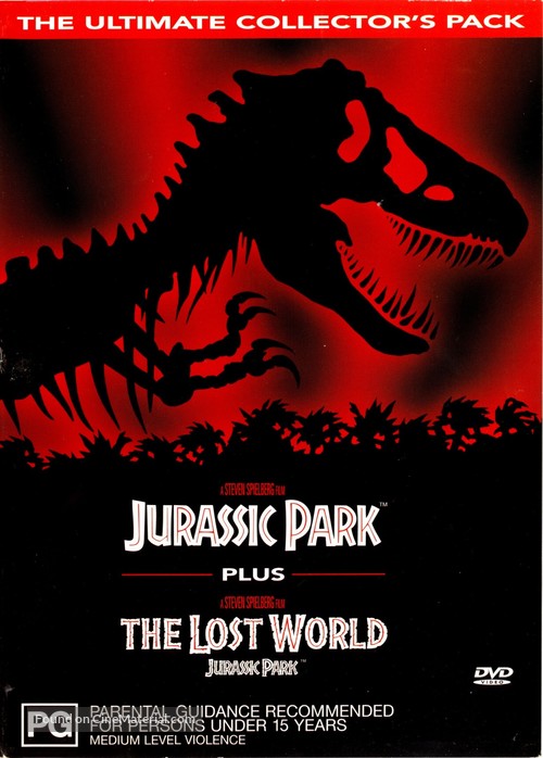 The Lost World: Jurassic Park - Australian DVD movie cover