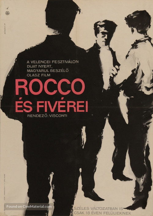 Rocco e i suoi fratelli - Hungarian Movie Poster