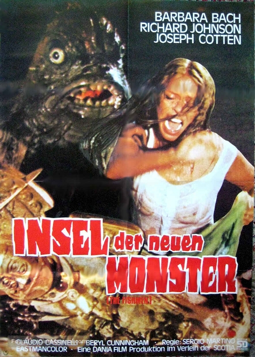 L&#039;isola degli uomini pesce - German Movie Poster