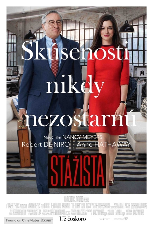 The Intern - Slovak Movie Poster