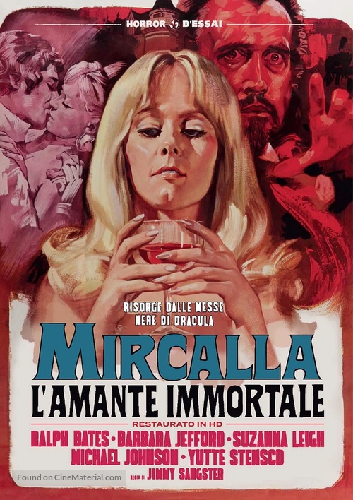 Lust for a Vampire - Italian DVD movie cover