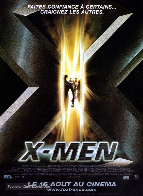 X-Men - French Movie Poster
