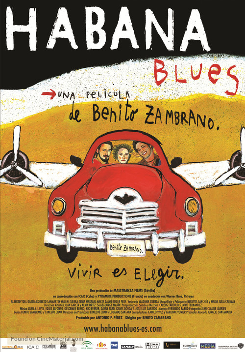 Habana Blues - Spanish Movie Poster