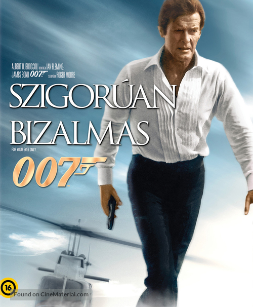 For Your Eyes Only - Hungarian Blu-Ray movie cover