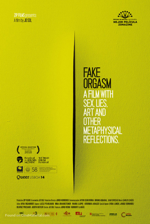 Fake Orgasm - British Movie Poster