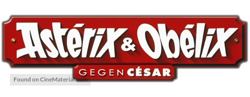 Ast&eacute;rix et Ob&eacute;lix contre C&eacute;sar - German Logo