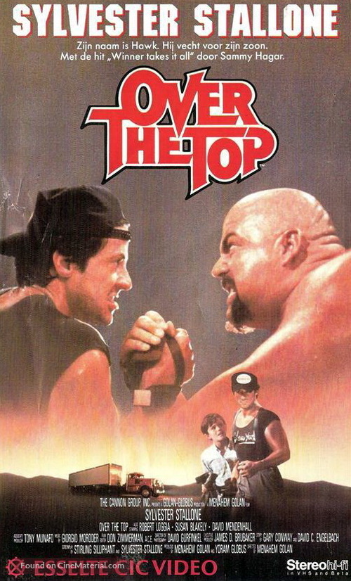 Over The Top - Dutch VHS movie cover