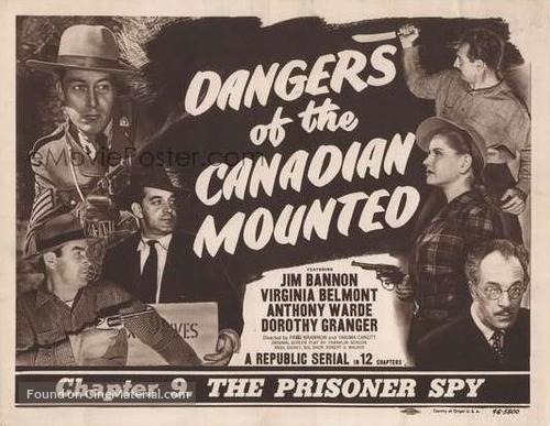 Dangers of the Canadian Mounted - Movie Poster