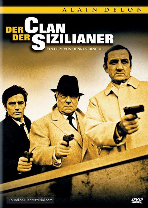 Le clan des Siciliens - German DVD movie cover