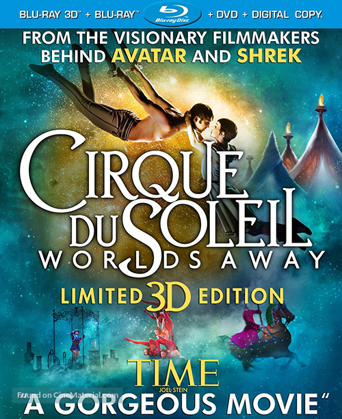 Cirque du Soleil: Worlds Away - Blu-Ray movie cover