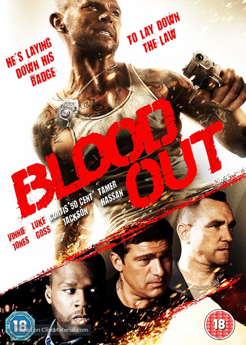 Blood Out - British DVD movie cover