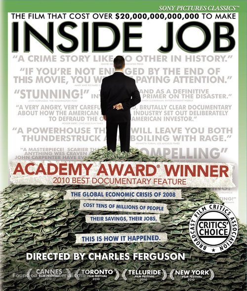 Inside Job - Blu-Ray movie cover