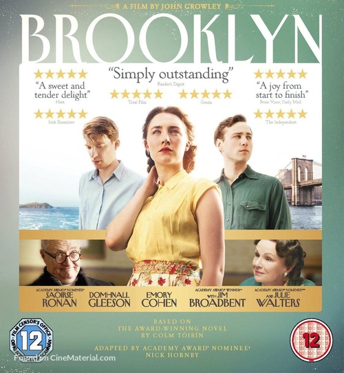 Brooklyn - British Blu-Ray movie cover