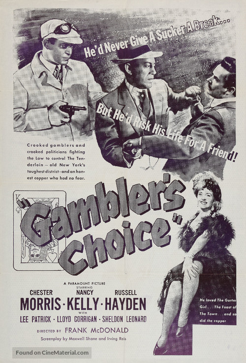 Gambler&#039;s Choice - Re-release movie poster