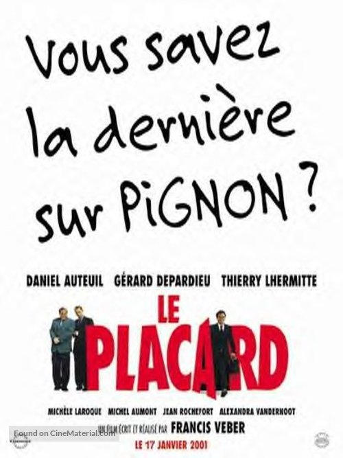 Le placard - French Movie Poster