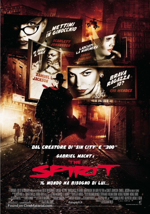 The Spirit - Italian Movie Poster