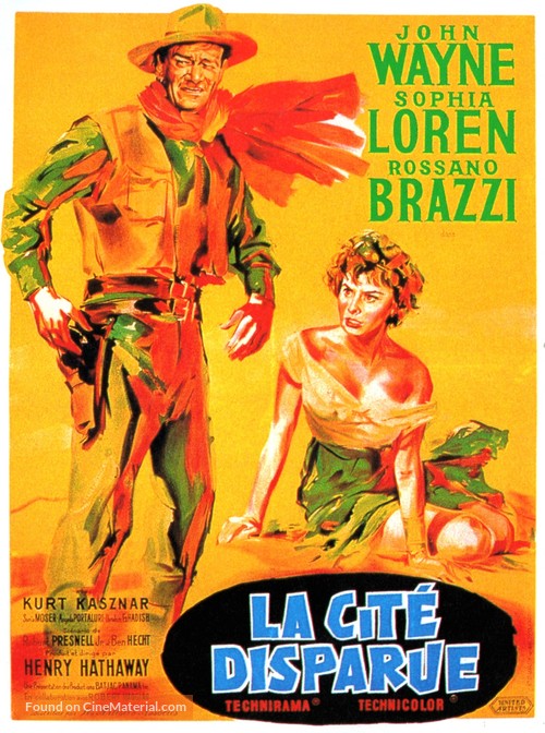 Legend of the Lost - French Movie Poster