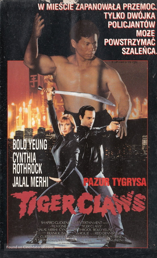 Tiger Claws - Polish Movie Cover