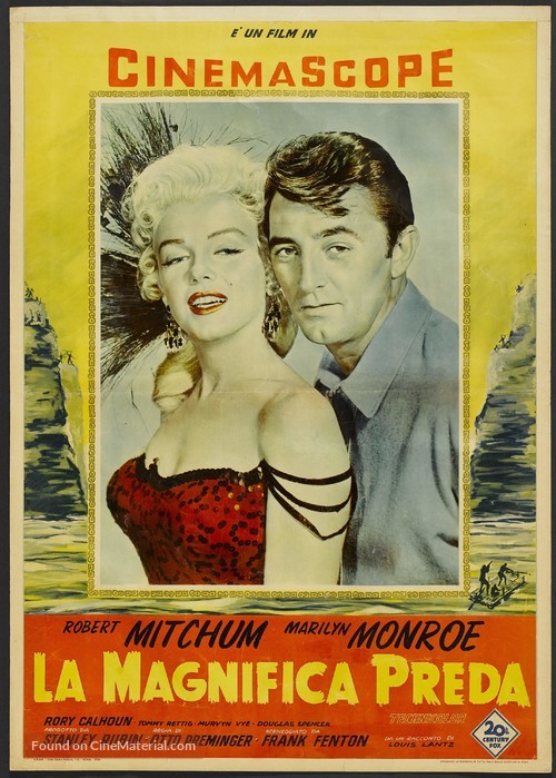 River of No Return - Italian Movie Poster