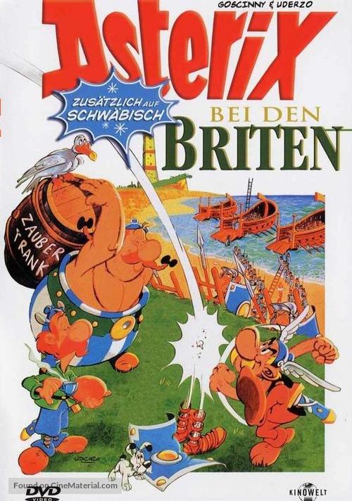 Ast&eacute;rix chez les Bretons - German DVD movie cover