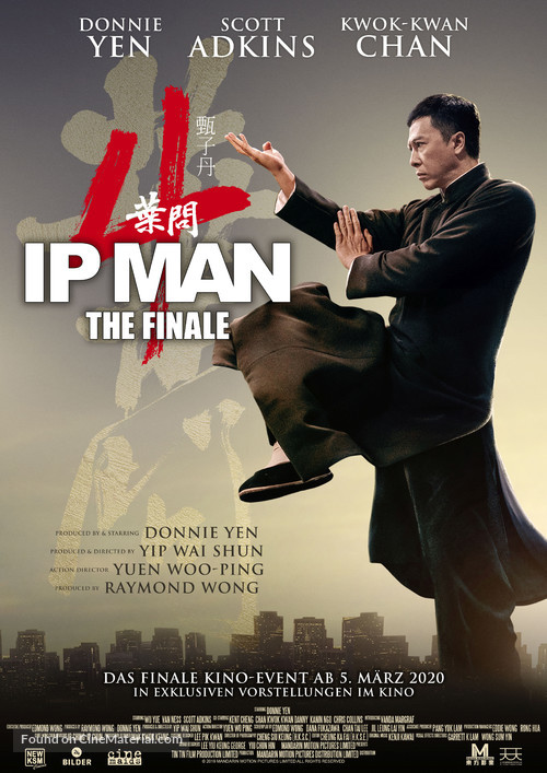 Yip Man 4 - German Movie Poster