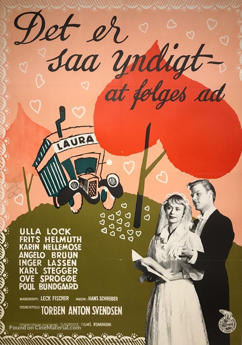 Det er s&aring; yndigt at f&oslash;lges ad - Danish Movie Poster