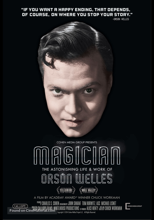 Magician: The Astonishing Life and Work of Orson Welles - Movie Poster