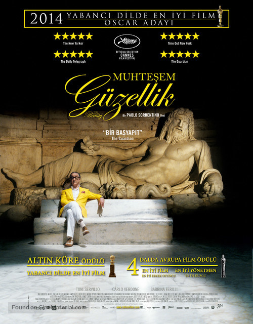 La grande bellezza - Turkish Movie Poster