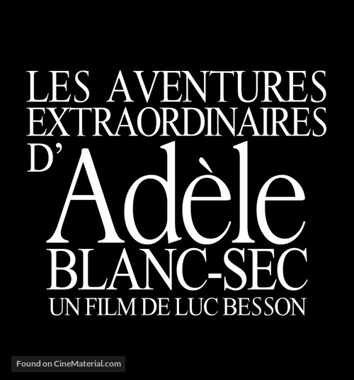 Les aventures extraordinaires d&#039;Ad&egrave;le Blanc-Sec - French Logo