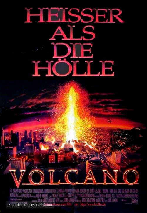 Volcano - German Movie Poster