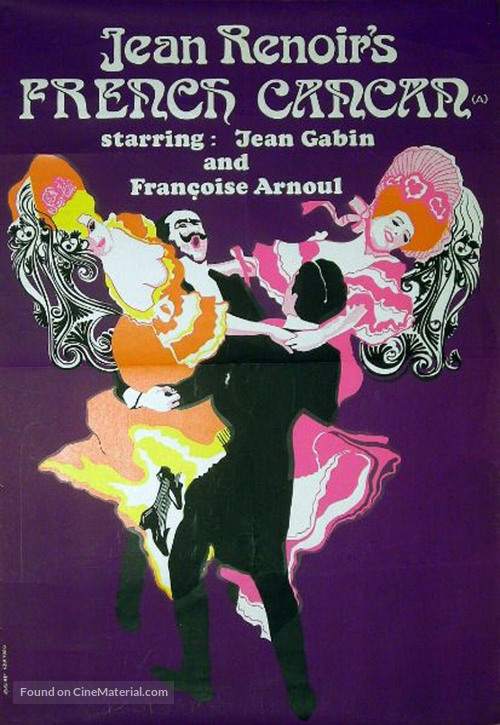 French Cancan - Polish Movie Poster