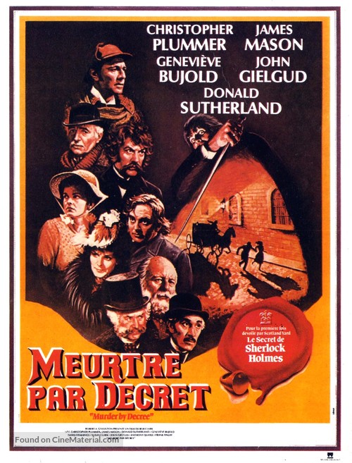 Murder by Decree - French Movie Poster