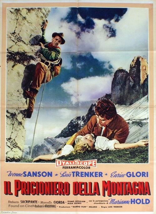 Prigioniero della montagna - Italian Movie Poster