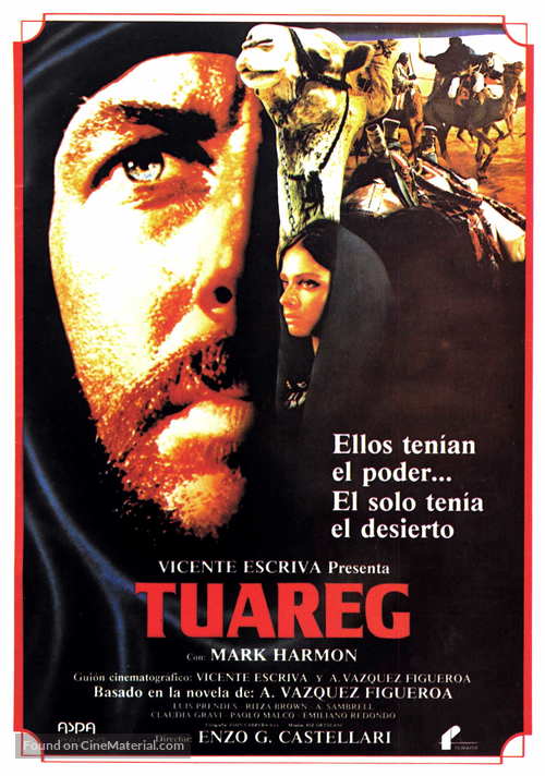 Tuareg - Il guerriero del deserto - Spanish Movie Poster