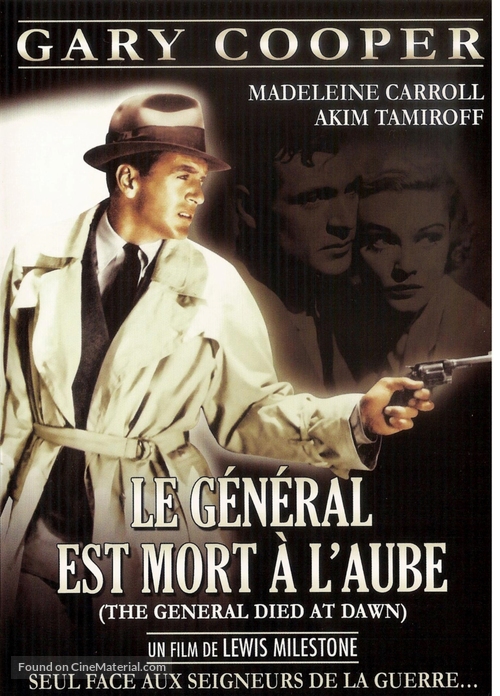 The General Died at Dawn - French DVD movie cover