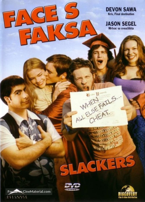 Slackers - Croatian DVD movie cover