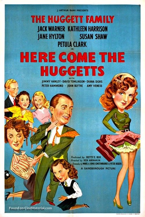 Here Come the Huggetts - British Movie Poster