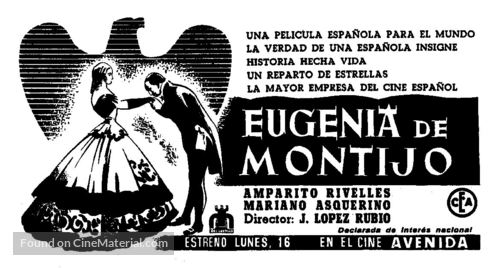 Eugenia de Montijo - Spanish poster