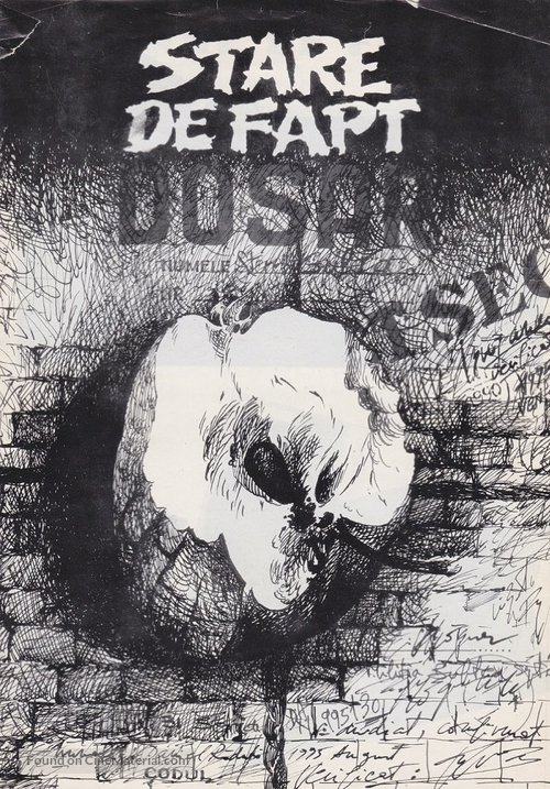 Stare de fapt - Romanian Movie Poster