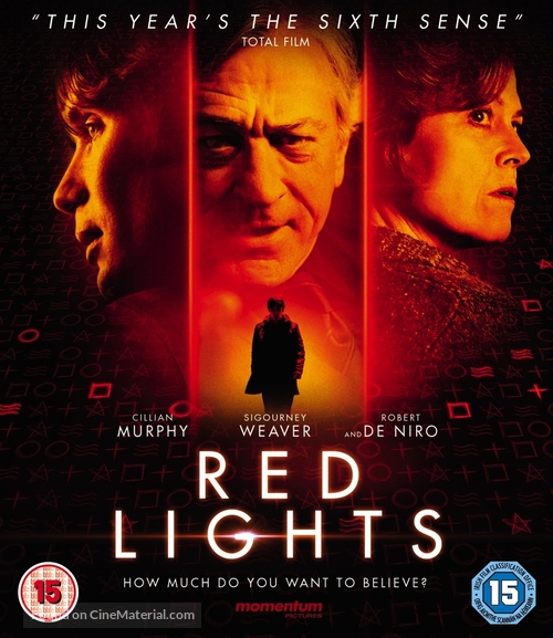Red Lights - British Blu-Ray movie cover