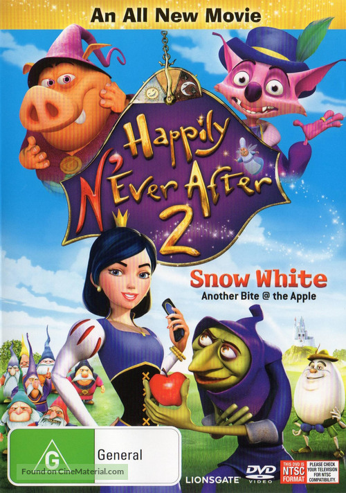 Happily N&#039;Ever After 2 - Australian DVD movie cover