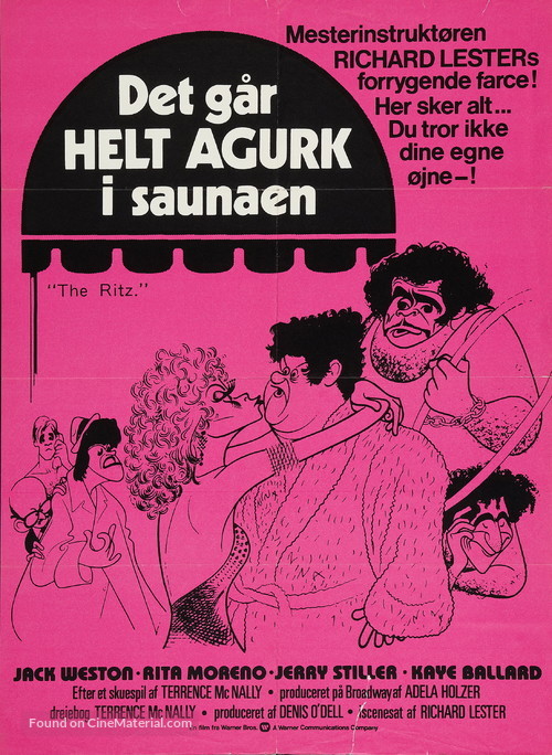 The Ritz - Danish Movie Poster