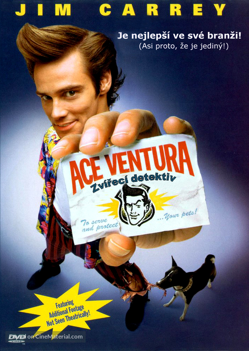 Ace Ventura: Pet Detective - Czech DVD movie cover