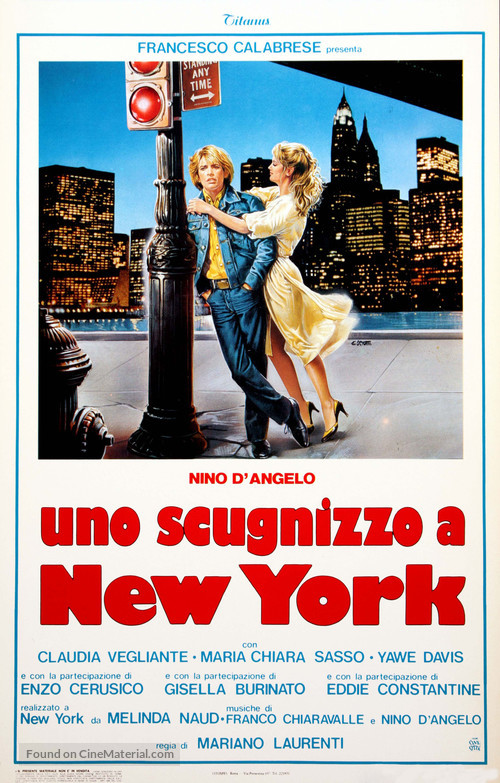 Uno scugnizzo a New York - Italian Movie Poster