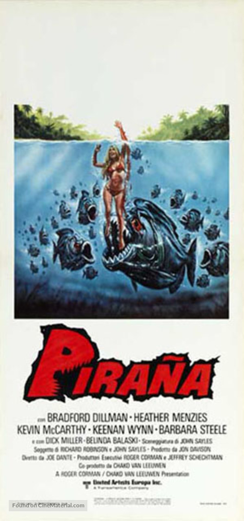 Piranha - Italian Movie Poster