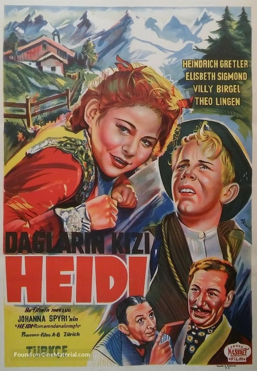 Heidi und Peter - Turkish Movie Poster