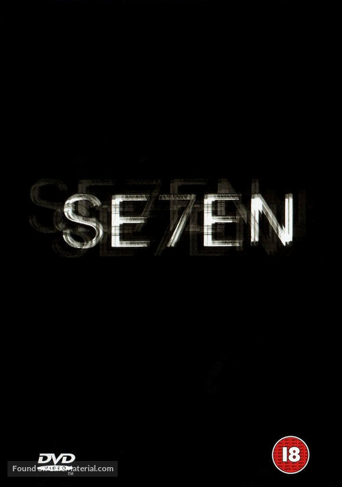 Se7en - British DVD movie cover