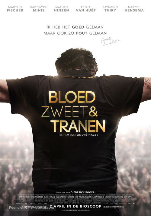 Bloed, Zweet en Tranen - Dutch Movie Poster